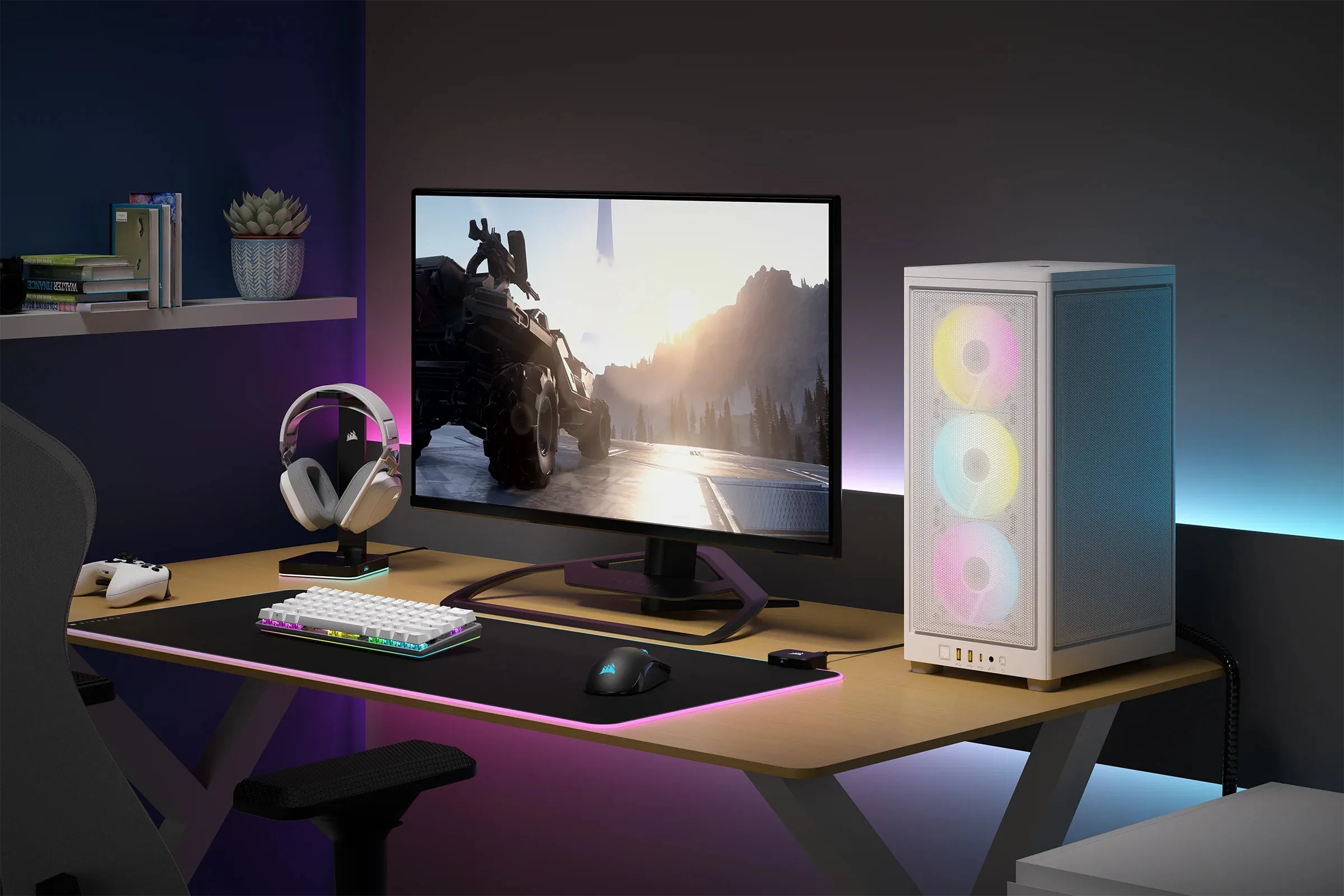 Corsair 2000D RGB Airflow - , White