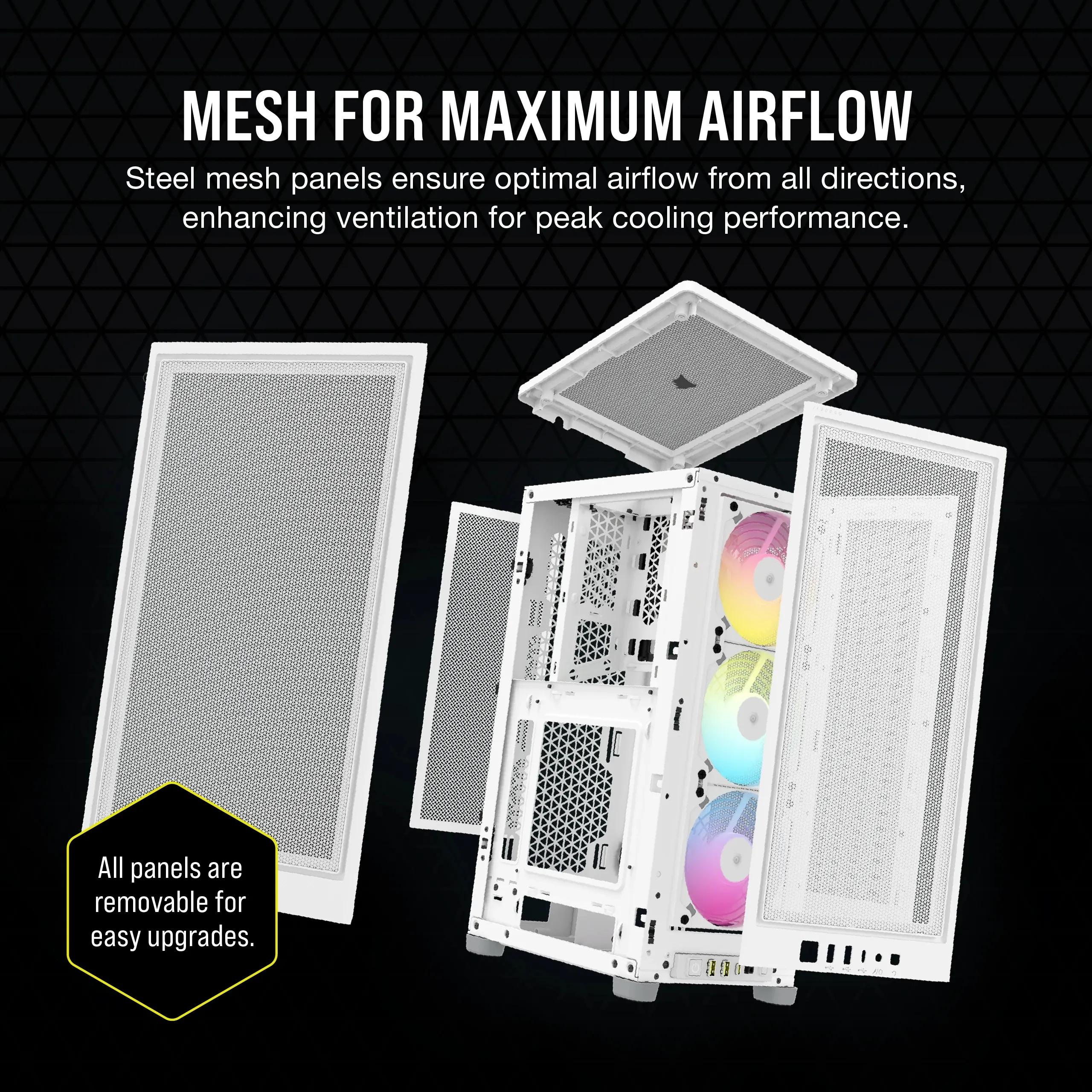 Corsair 2000D RGB Airflow - , White