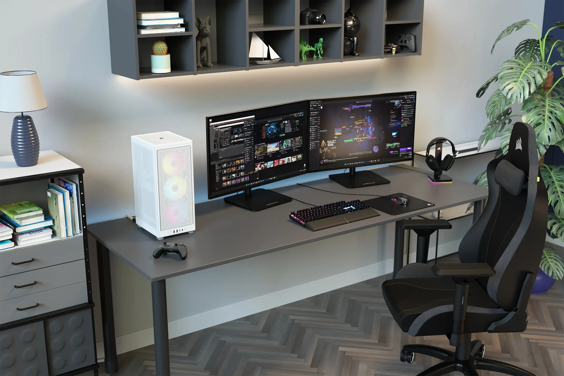 Corsair 2000D RGB Airflow - , White