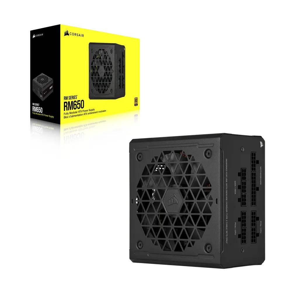 Corsair RM650 650W - Power supply, 80 Plus Gold