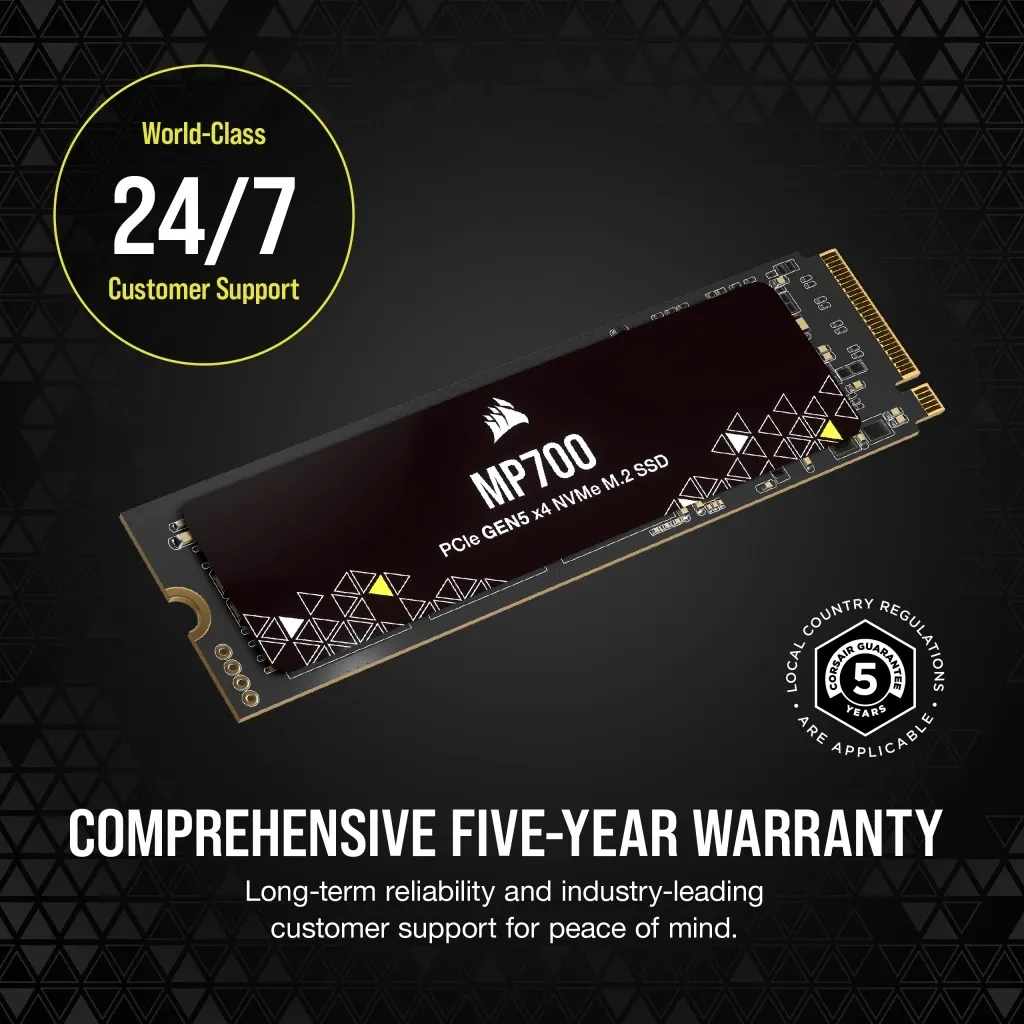 Corsair MP700 1 TB, PCI Express 5.0, M.2 - SSD