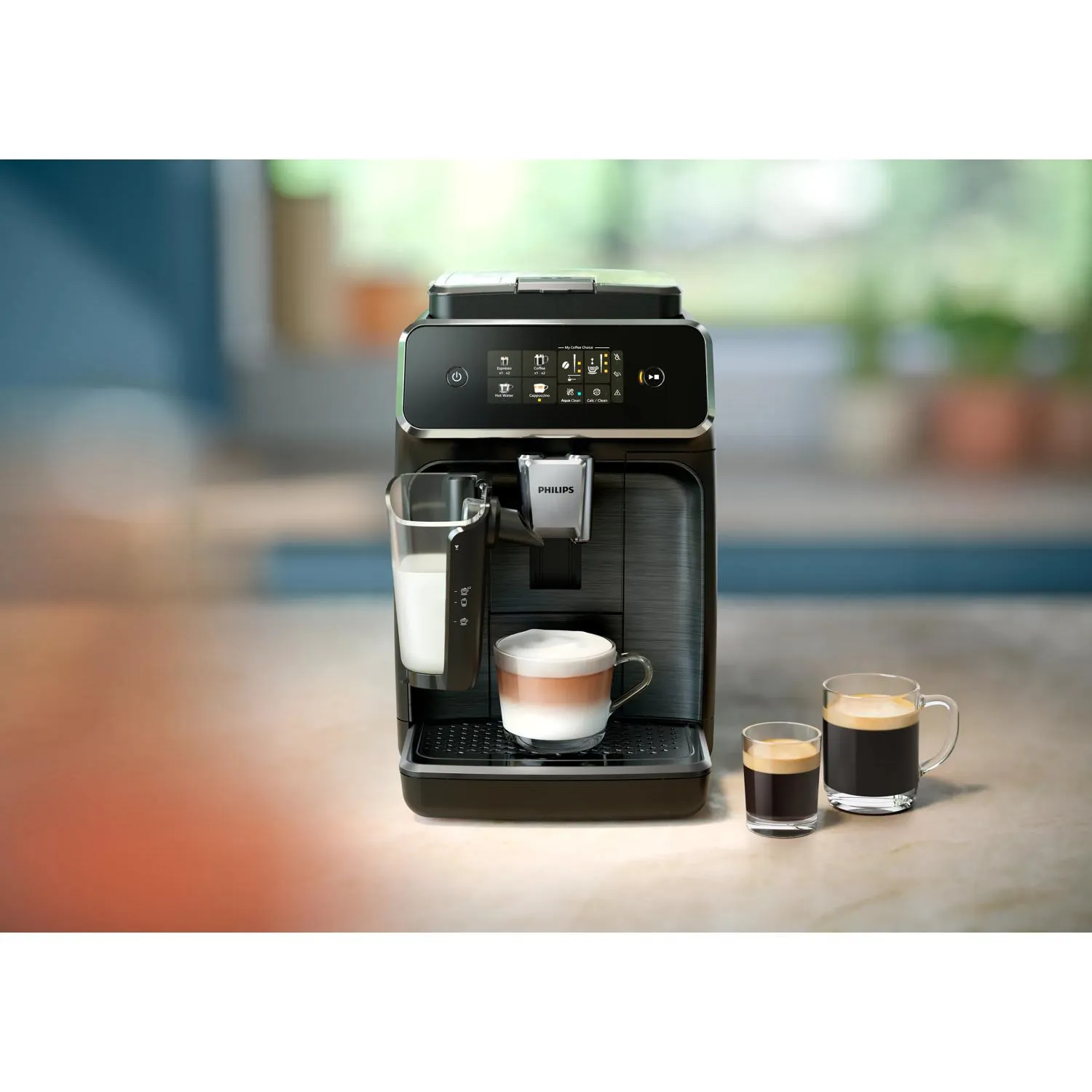 Philips Series 2300 EP2336 Automatisk kaffemaskin Svart/krom
