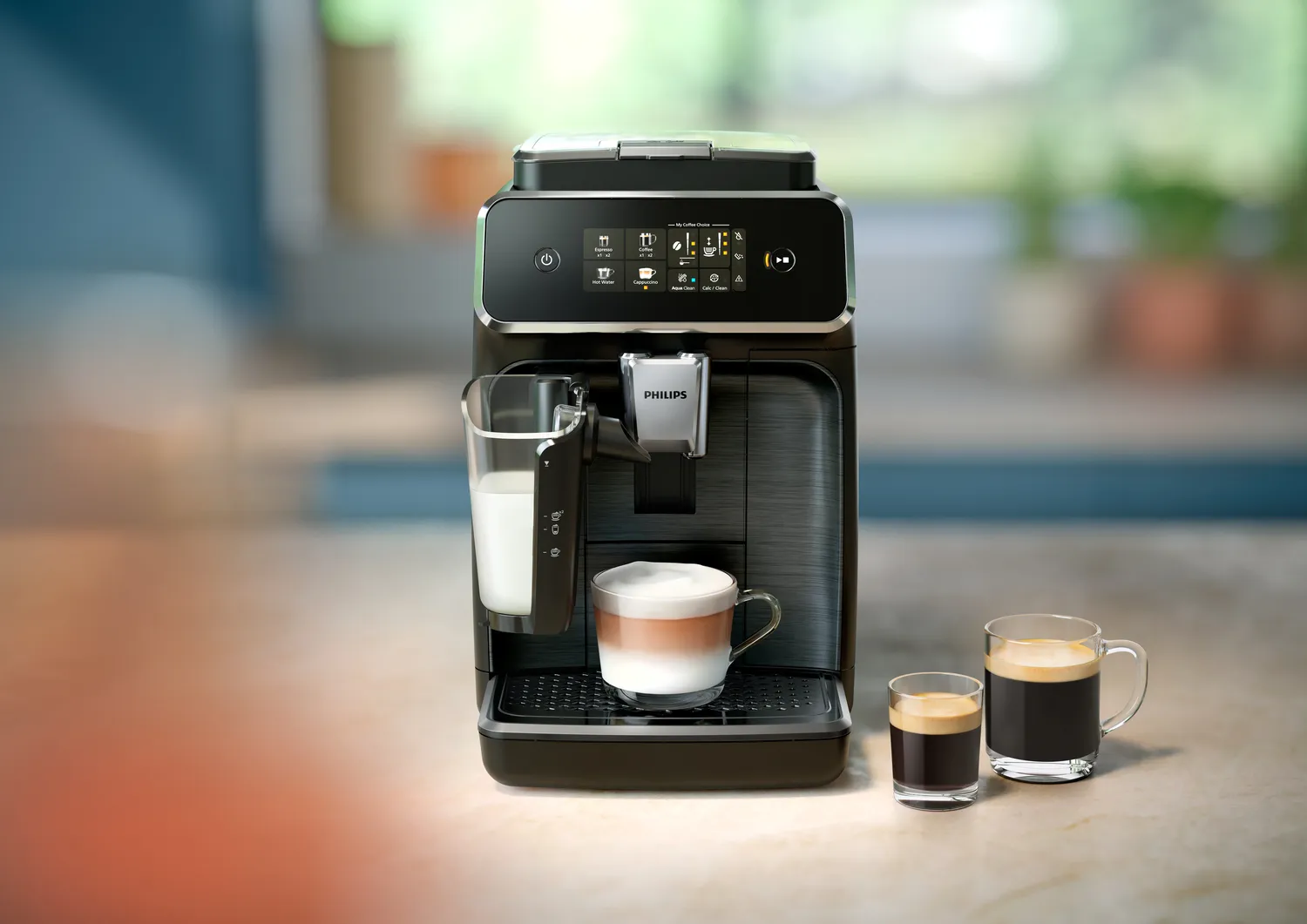 Philips Series 2300 EP2336 Automatisk kaffemaskin Svart/krom