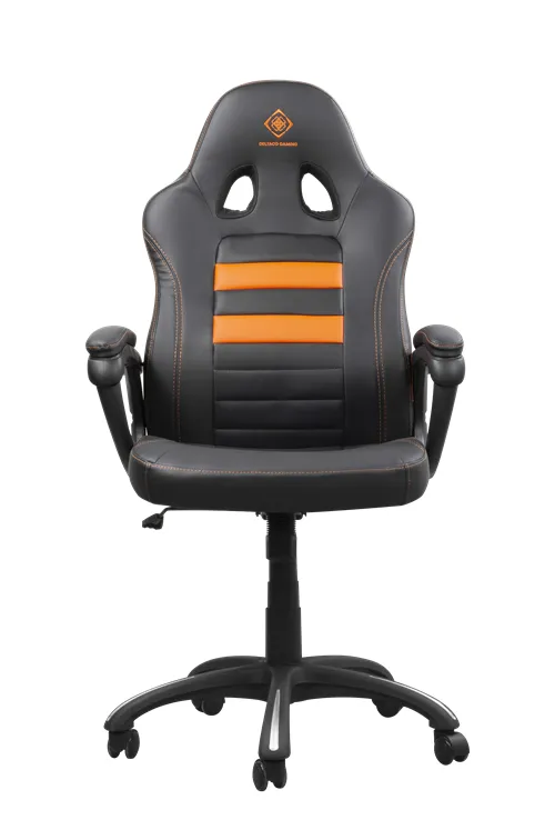 Deltaco Gaming GAM-050 Racing -pelituoli, Musta/Oranssi