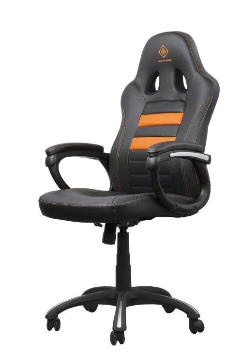 Deltaco Gaming GAM-050 Racing -pelituoli, Musta/Oranssi