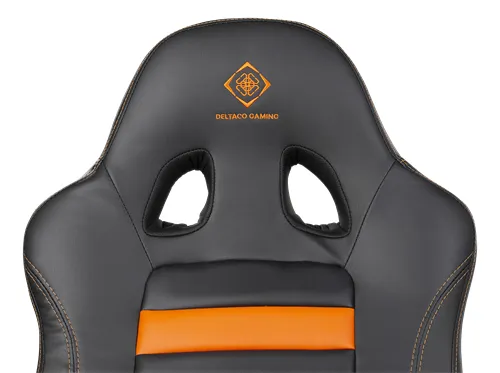 Deltaco Gaming GAM-050 Racing -pelituoli, Musta/Oranssi