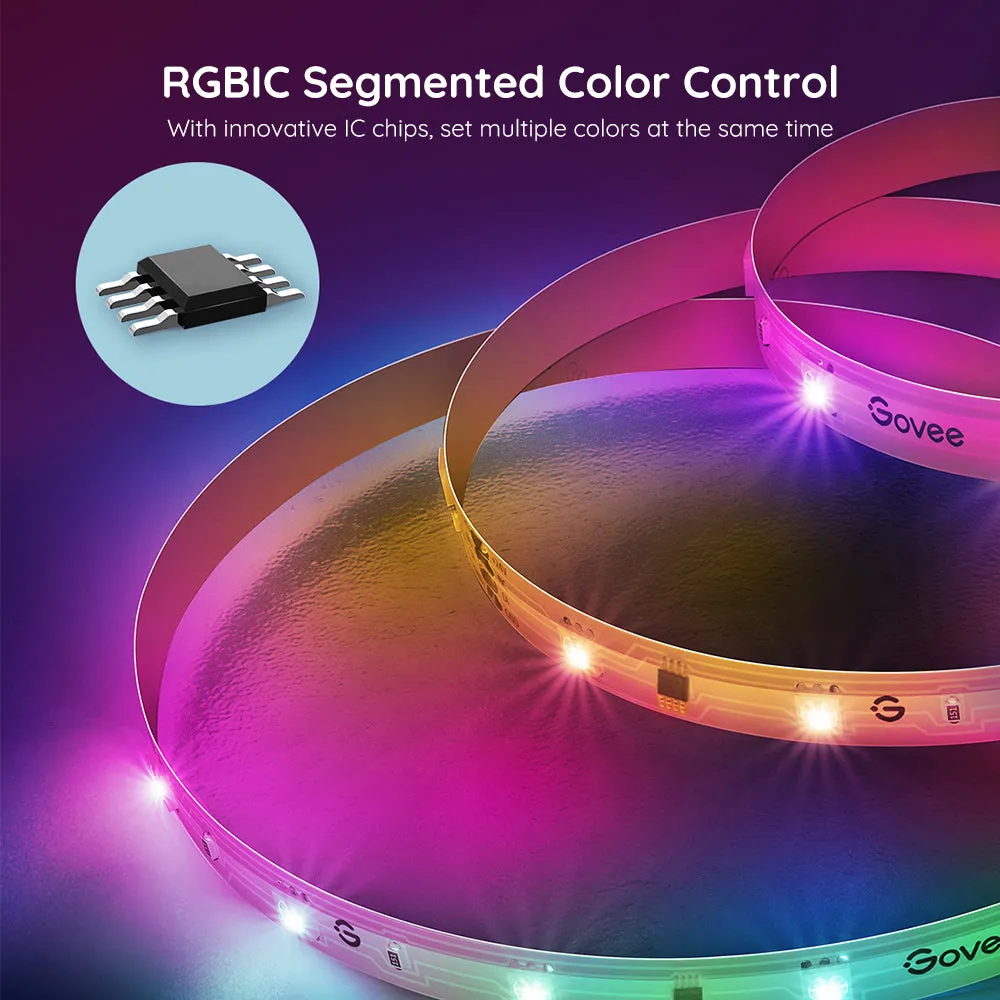 Govee RGBIC Basic - LED strip lights, RGB, 5m, Wi-Fi, Bluetooth