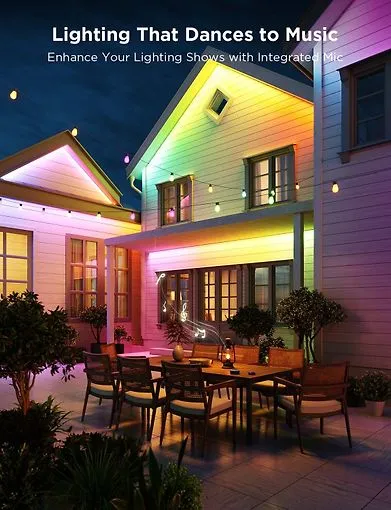 Govee Outdoor Strip Light Pro -valonauha ulkok&auml;ytt&ouml;&ouml;n, 10 metri&auml;