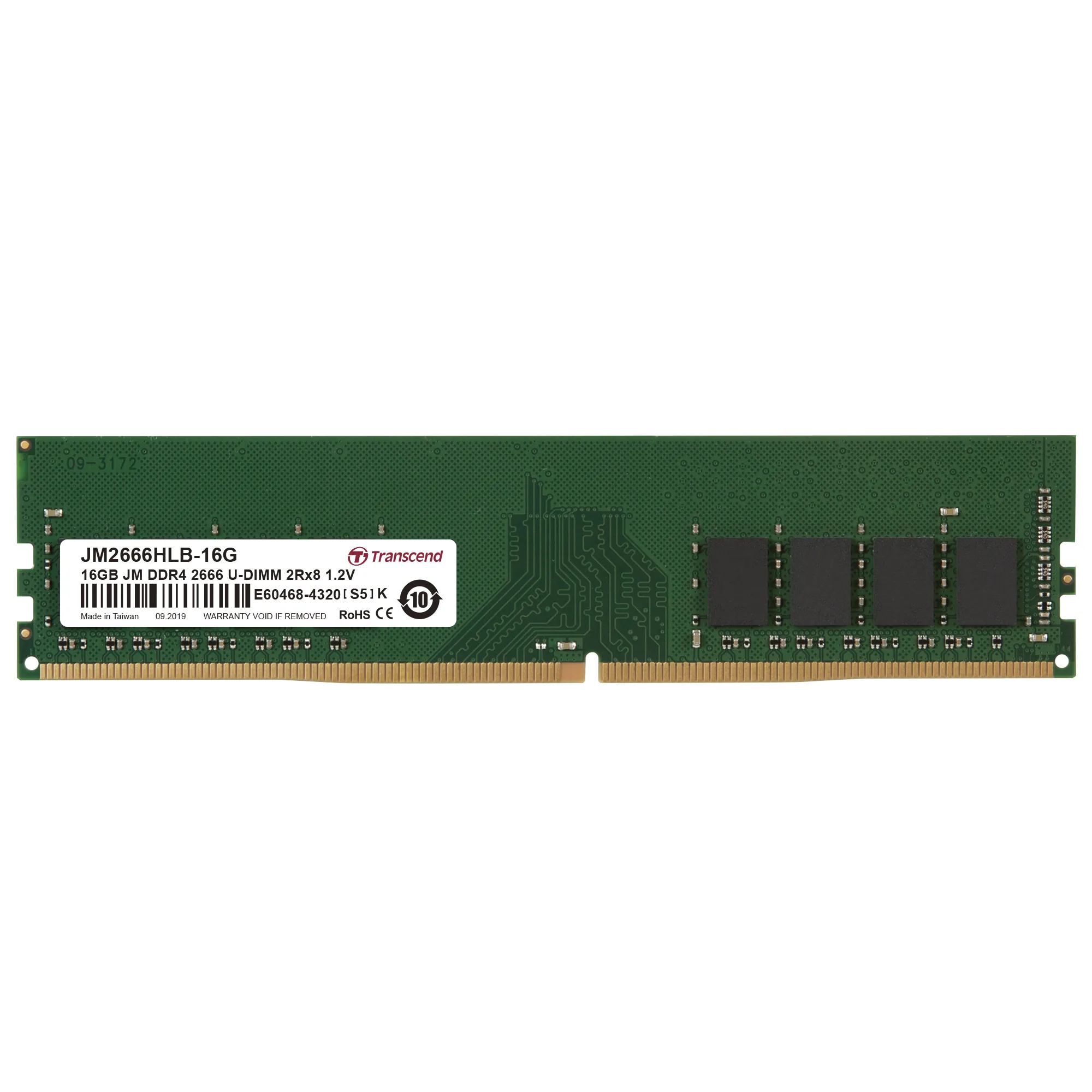 16GB JM DDR4 2666MHZ U-DIMM 2RX8 1GX8 CL19 1.2V 16GB JM DDR4 2666MHZ U-DIMM 2RX8 1GX8 CL19 1.2V