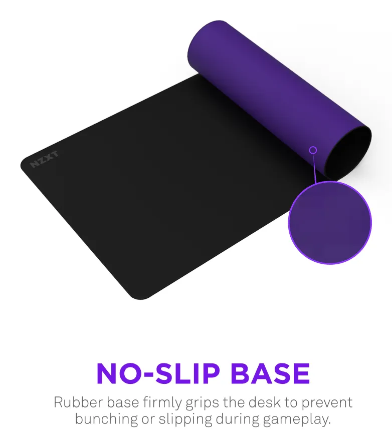 NZXT Zone Large Gaming Mousepad, 400x400 mm, Black