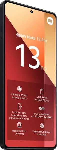 Xiaomi Redmi Note 13 Pro 256GB/8GB Android - mobile phone, Black