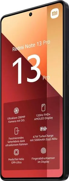 Xiaomi Redmi Note 13 Pro 256GB/8GB Android - mobile phone, Black
