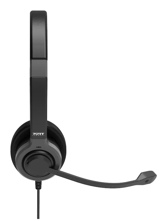 Port Connect Stereo USB Headphone PRO ON'R 300 -kuulokemikrofoni, musta