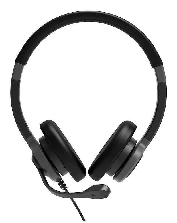 Port Connect Stereo USB Headphone PRO ON'R 300 -kuulokemikrofoni, musta