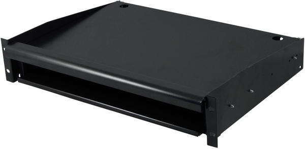 TOTEN, 19" tangentbord- &amp; mushylla, utdragbar, 2U