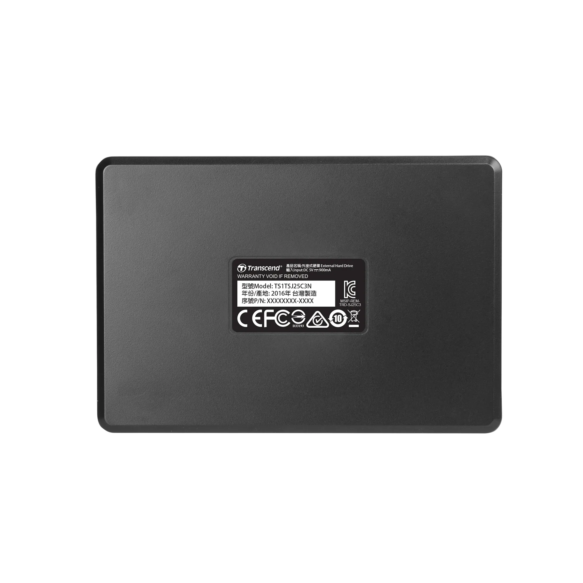 Transcend StoreJet 25C3 1TB - External HDD, Aluminium