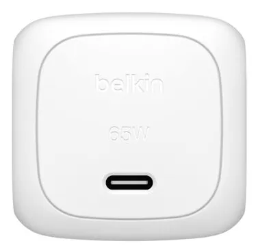Belkin BoostCharge 65W PD/PPS USB-C -laturi, Valkoinen