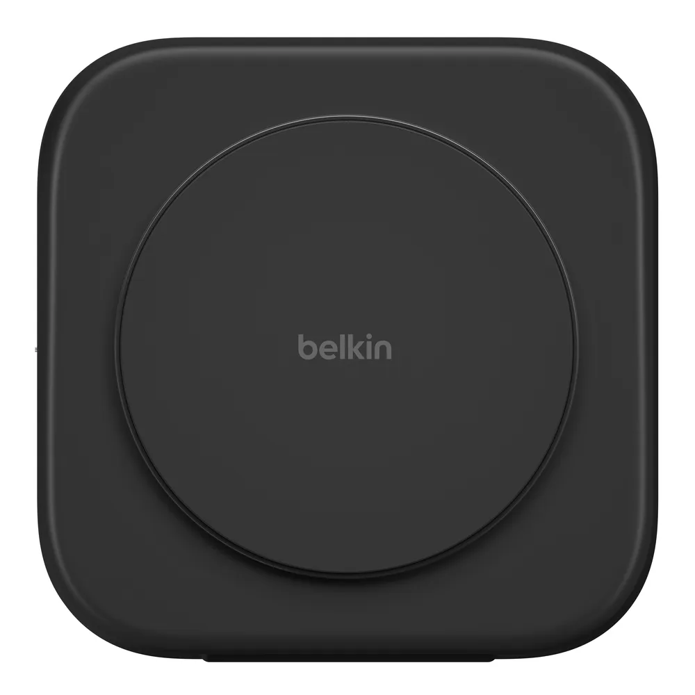 Belkin Boost Charge Pro 3 in 1 Folding Travel Wireless Charging Pad with Qi2 Magnetic 15w with travel tips - wireless charger, Black