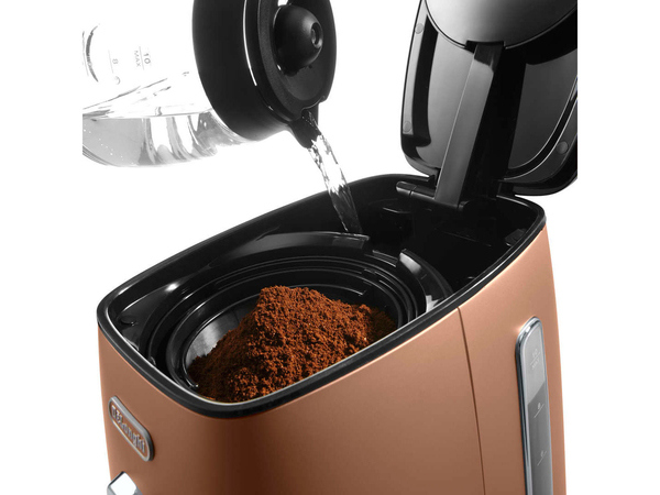 DeLonghi Distinta ICMI 211.CP, kahvinkeitin 10 kupin, kupari