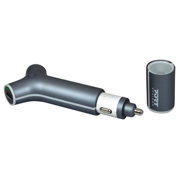 PORT Designs 2-slot USB Car Charger 2.4A+1A with integrated 2200 mAh Powerbank /202077