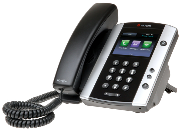 Bus media phone w HDvoice VVX 500 12line
