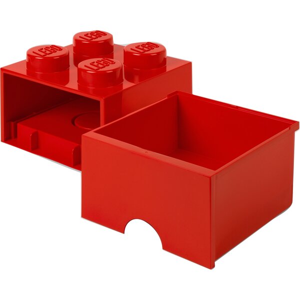 Room Copenhagen LEGO Brick Drawer 4 red - RC40051730