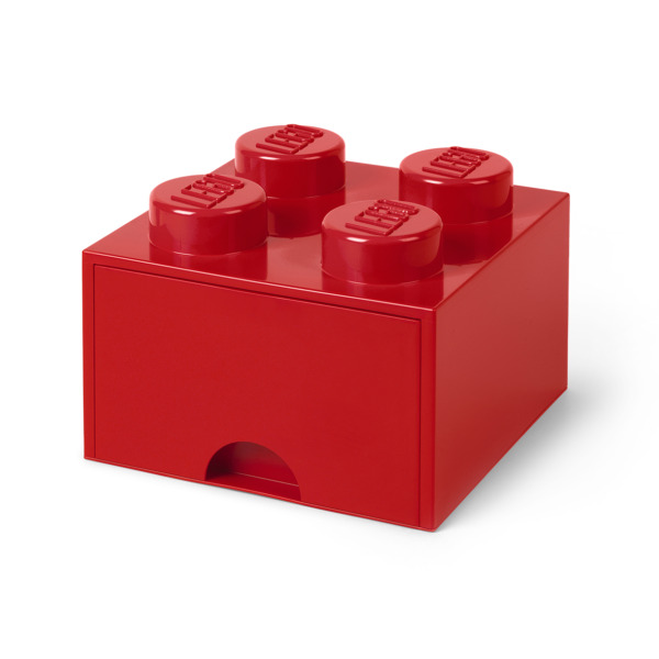 Room Copenhagen LEGO Brick Drawer 4 red - RC40051730