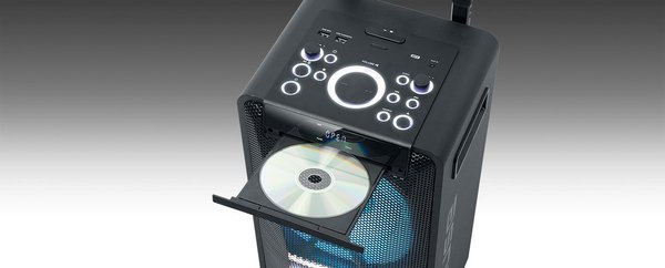 Muse M-1920 DJ Bluetooth Party Box, CD, Battery inside