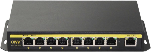 Deltaco 8xRJ45 PoE -kytkin