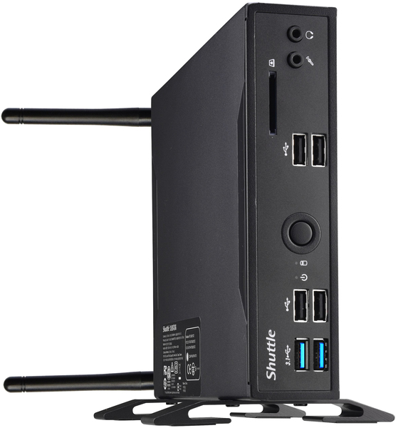 Shuttle XPC Slim PC Celeron 4205U, black