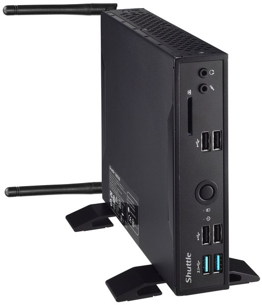 Shuttle XPC Slim PC Celeron 4205U, black