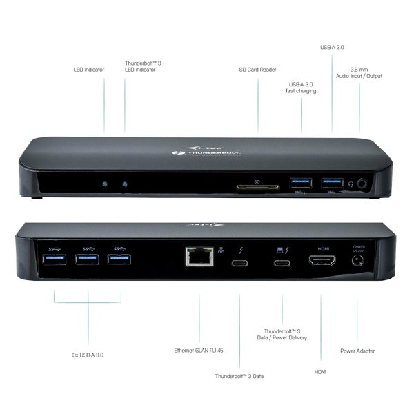 I-TEC THUNDERBOLT3 DOCKING ST. I-TEC THUNDERBOLT3 DOCK EU