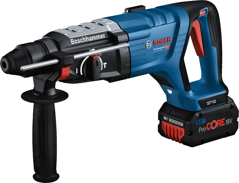 Bosch Cordless Hammer Drill GBH 18V-28 DC Professional solo, 18V (blue/black, without battery and charger, in XL-BOXX)