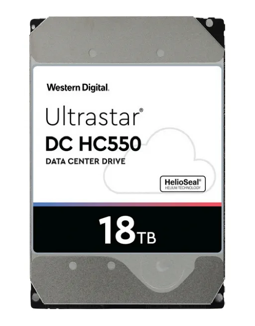 WD Ultrastar DC HC550 3.5", 18TB, 7200 RPM, 512 MB, SAS SED - hard drive (DC)
