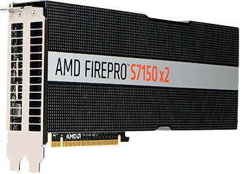 FIREPRO S7150X2 16GB GDDR5 PCIE 3.0 16X REVERSE AIRFLOW -n&auml;yt&ouml;nohjain