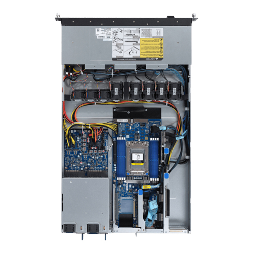 Gigabyte R162-Z11 (rev. 100) - Palvelin - telineasennettava - 1U - 1-tie - ilman suoritinta - RAM 0 Gt - SATA - pikavaihto 2.5" lokero(a) - ei kiintolevyä - AST