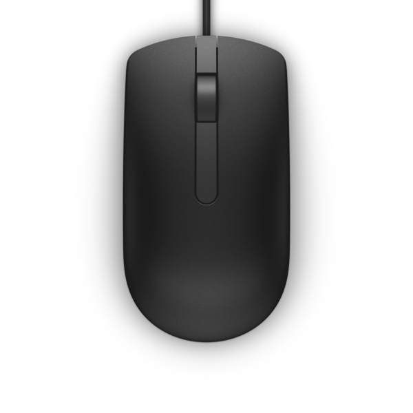 Dell MS116 - mus, Svart
