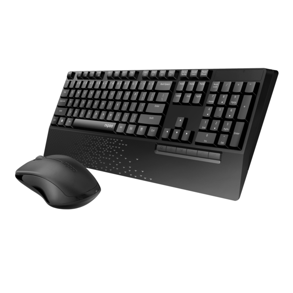 RAPOO Keyboard/Mice Set X1960 Wireless Black