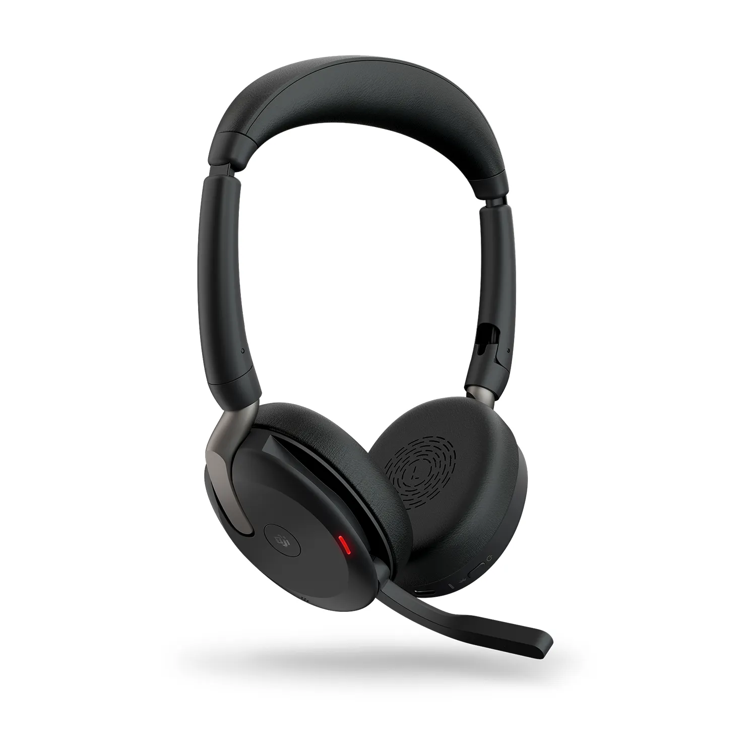 Jabra Evolve2 65 Flex -langaton stereokuulokemikrofoni + USB-C-sovitin, musta