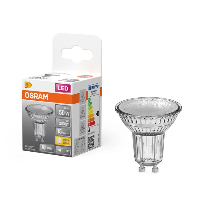 OSRAM Star PAR16 LED Reflector Bulb 350 lumen 36 degrees 2700 kelvin GU10