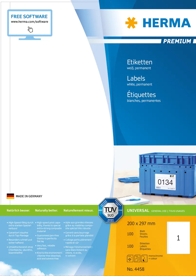 Herma label Premium 200x297 (100)