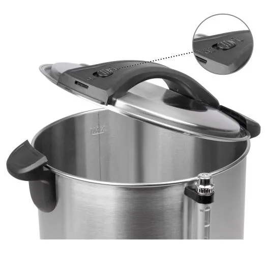 PROFICOOK 501111 Kuumavesiautomaatti 16 L 1500 W Ruostumaton ter&auml;s/musta