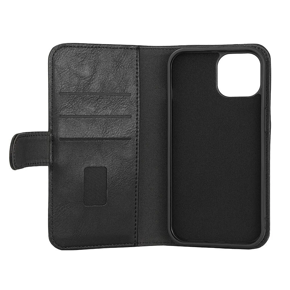 GEAR Wallet MagSeries, iPhone 15 - 2-in-1 Wallet Case, Black