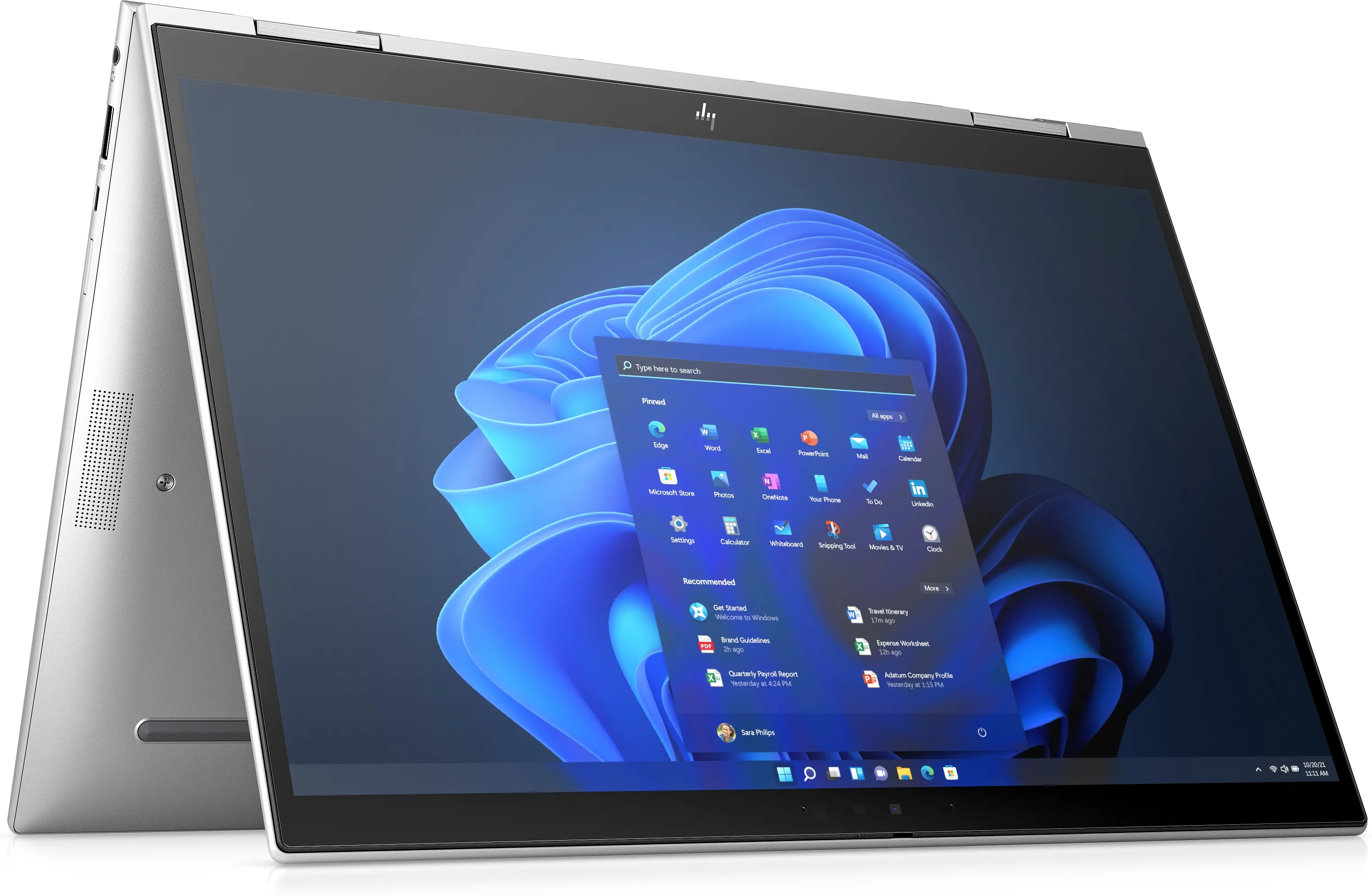 HP EliteBook x360 830 G9 13.3" i5-1235U, 16 GB, 256 GB, Win 11 Pro - b&auml;rbar dator, silver