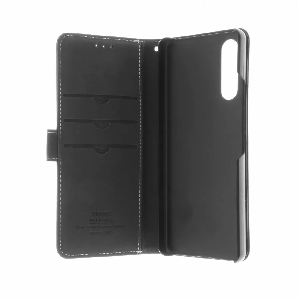 Insmat Flip Case, Xperia 10 IV - plånboksfodral, Svart