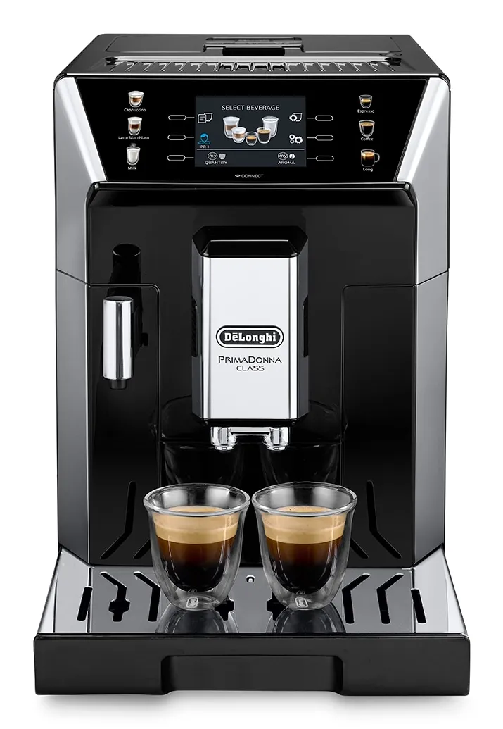 PrimaDonna Class ECAM 550.65 - combi coffee maker, Black, Silver