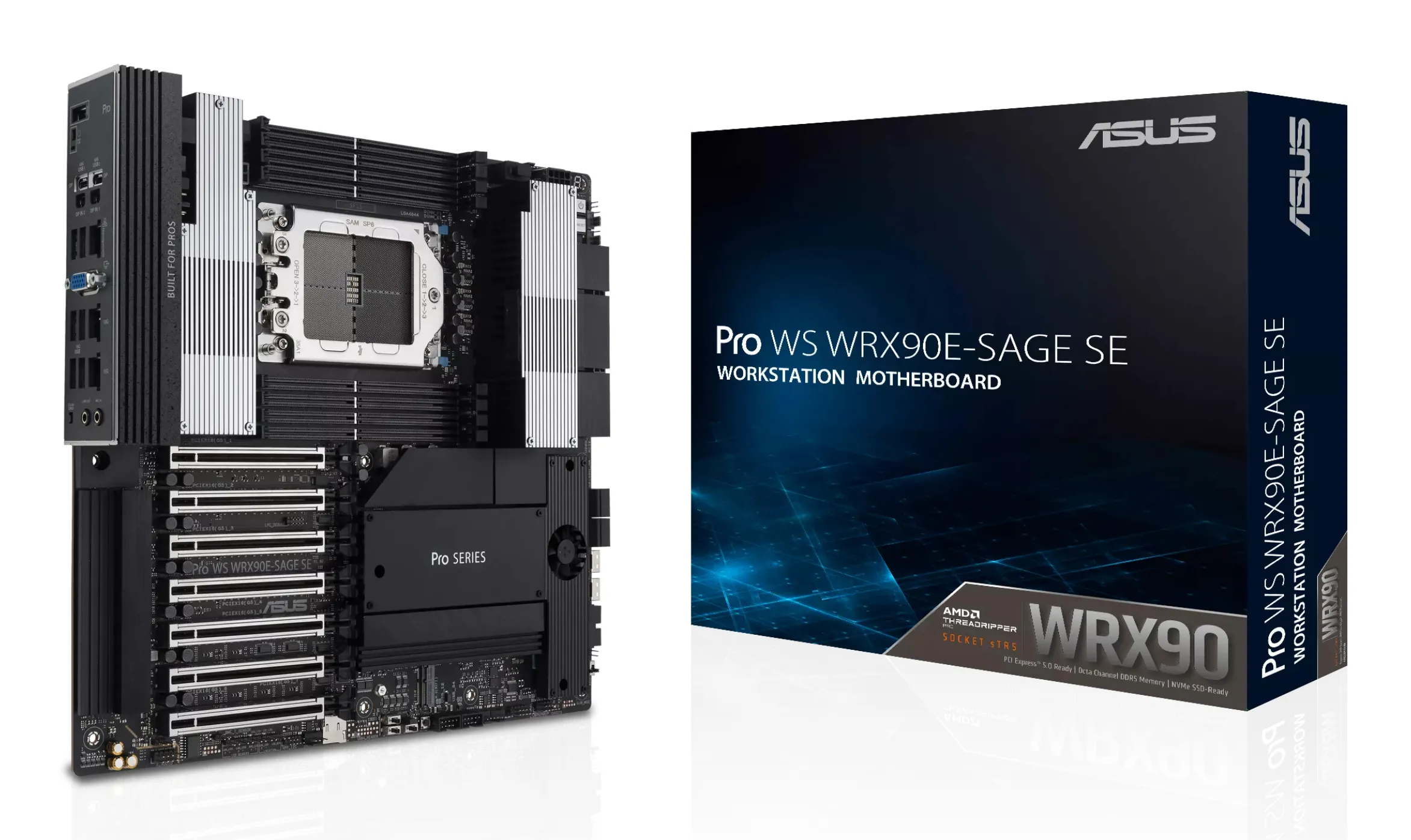 Asus Pro WS WRX90E-SAGE SE DDR5 sTR5 EEB moderkort