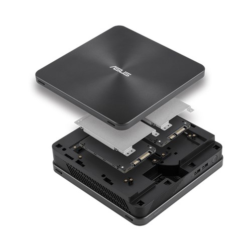 Asus Vivo Mini VC65 | Intel i5-6400T 2.20 GHz | 8 GB RAM | 256 GB SSD | Intel HD 530 | DVD-RW | Windows 10 Pro
