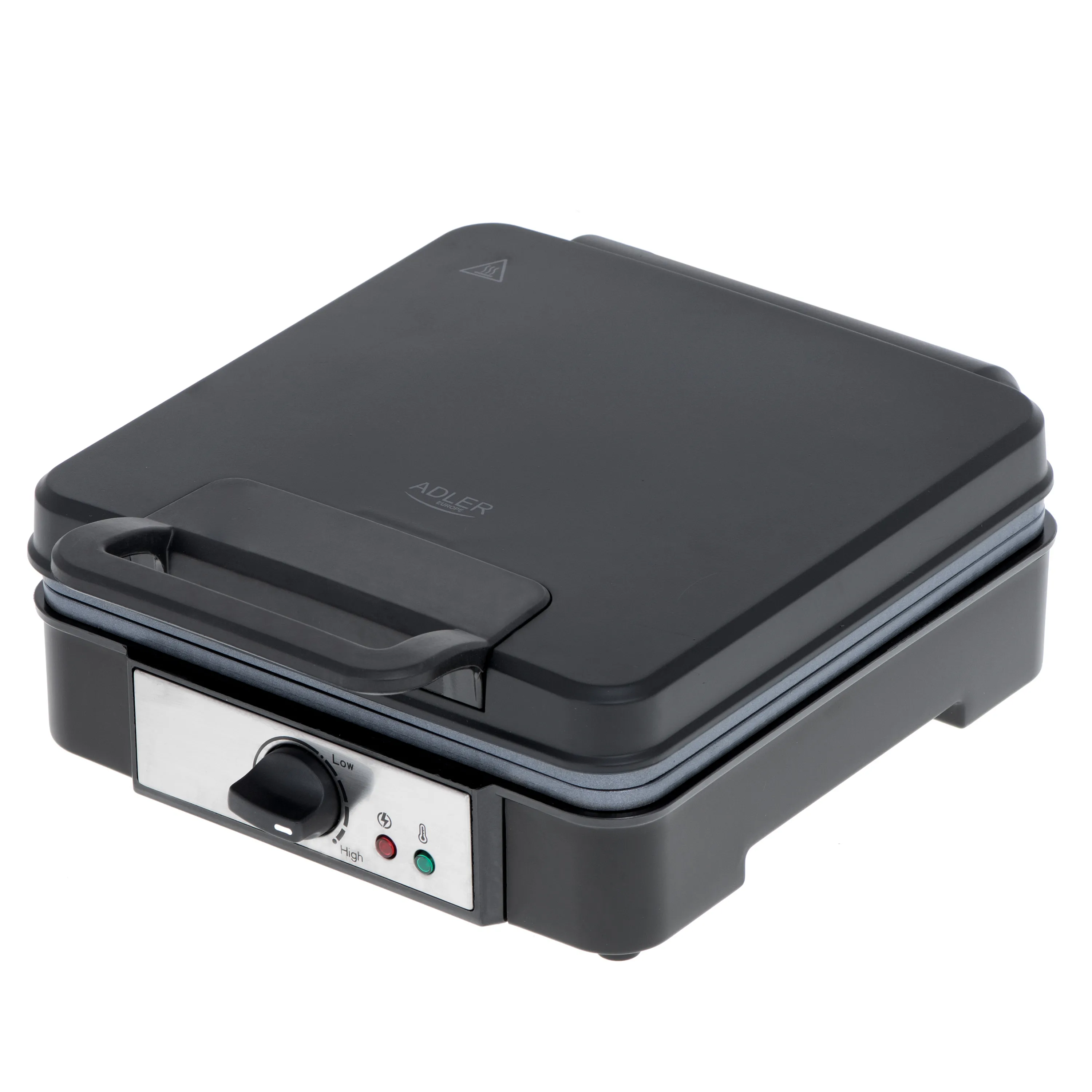 Adler AD 3049 Waffle Maker, 1800 Watt, 4 Slices, Black