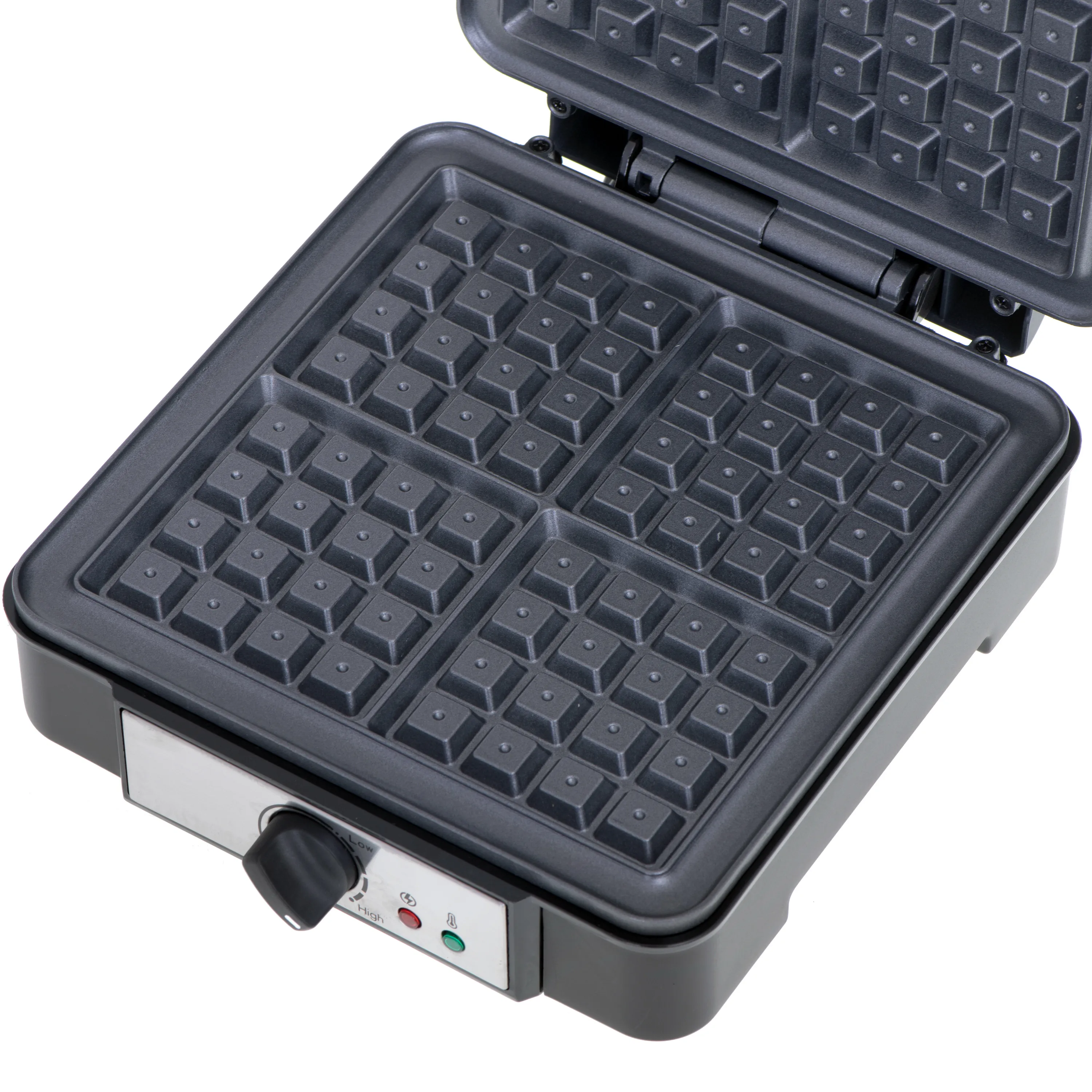 Adler AD 3049 Waffle Maker, 1800 Watt, 4 Slices, Black